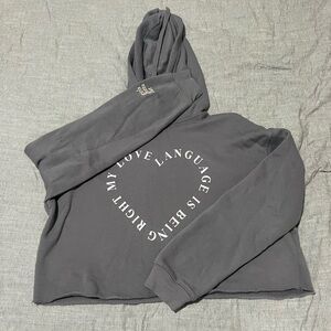 3/&25 ⭐️ Girls Gotta Eat Cropped Hoodie
